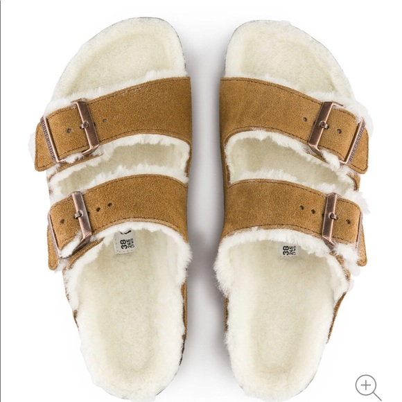 fuzzy birkenstocks cheap